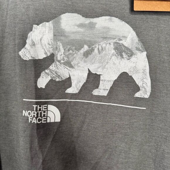 The North Face gray tee size large - Picture 3 of 5